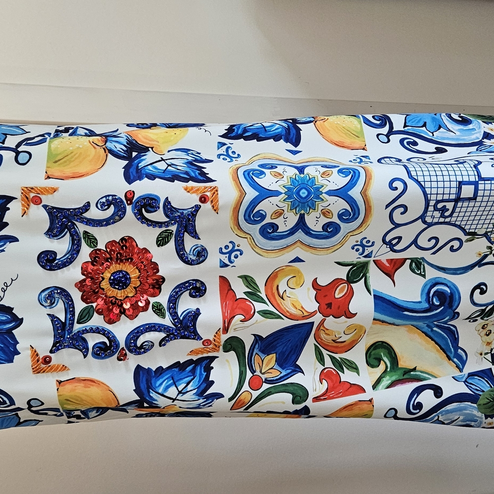 Colorful Patterned Fabric - Picture 2 of 5